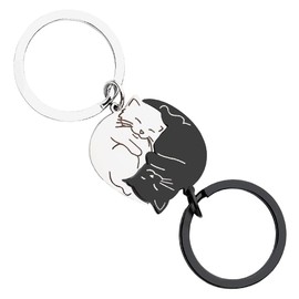 Couple Gift Keychain Christmas Birthday Gifts for Couples Matching Keychains for 2 Anniversary Wedding Gifts for Couples Christmas Stocking Stuffers for Women Men Matching Couples Stuff