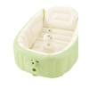 Richell 4973655216033 Plush Baby Bath Plus Green 1 Piece (x1)