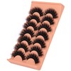 Mink Lashes Full Volume False Eyelashes 18mm Dramatic Faux Mink