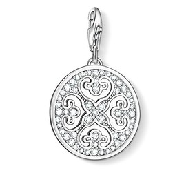 Thomas Sabo 0993-051-14 Charm Pendant Silver with White Zirconia Ornament