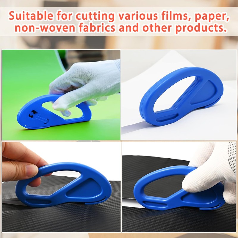 HangYa 3 Pack Sliding Gift Wrap Cutter, Paper Roll Cutter,