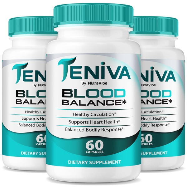 (3 Pack) Teniva Blood Balance – Advanced Daily Support for
