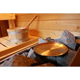 Sauna Herb Bowl Evaporator Bowl Stainless Steel Infusion with Herbs / Aroma Organic Infusion with Herbs Also Ideal for Menthol Crystals Pattern: Herb Bowl Including Aroma