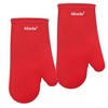 Alselo Oven Mitts Heat Resistant Silicone Kitchen Gloves for 550