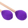 1 Pair Marimba Stick Mallets Beech Handle Xylophone Instrument Accessories