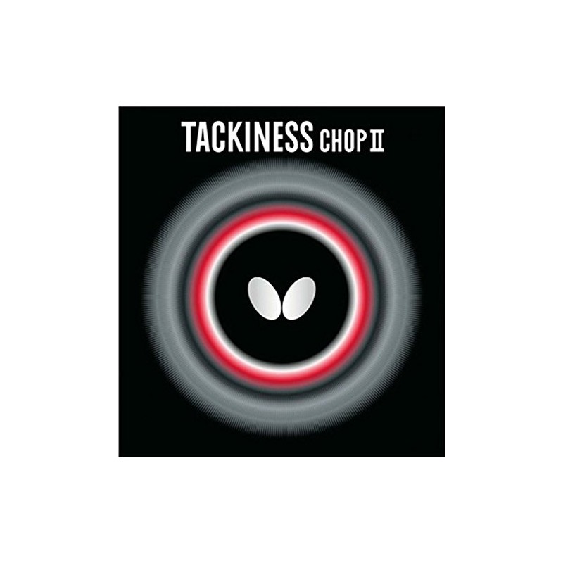Butterfly Tackiness Chop II Rubber Sheet (1.7, Black)