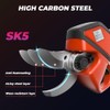 Upgraded Cordless Electric Pruning Shears with LCD Display, Battery Powered