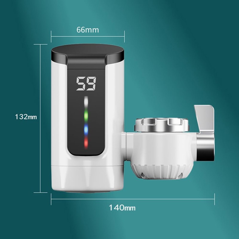 LAPOOH Hot Water Heater - Large Screen Dynamic Digital Display