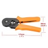 NUZAMAS Adjustable Ratcheting Ferrule Crimper Pliers Tool 0.25~6.0mm AWG 23-10