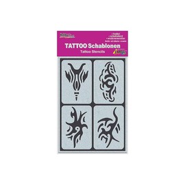 KREUL Hobby Line Tattoo Schablone Tribals, 1 Stück
