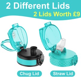 OLDLEY 450ml/15oz Kids Water Bottle with Straw Childrens Boys Girls Toddler 2 Lids Reusable Drink Bottles with Times Markings for School Home Camping Outdoor Sports BPA Free Leakproof Durable