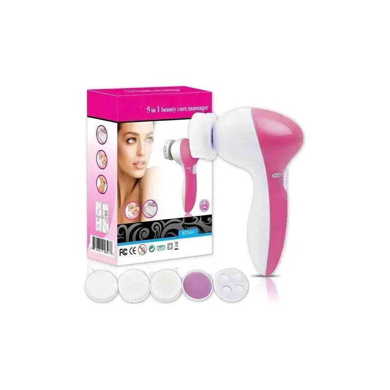 Cepillo Facial Limpieza 5en1 Exfoliante Rostro Belleza