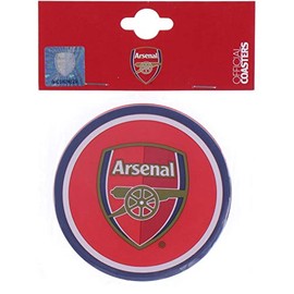 signs-unique Arsenal Football Club set of 2 rubber drinks mats/coasters (bb), Blue