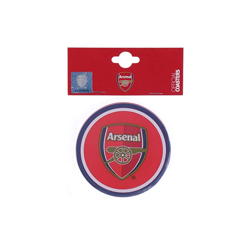 signs-unique Arsenal Football Club set of 2 rubber drinks mats/coasters