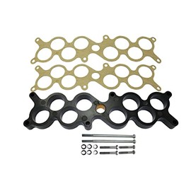 Pirate Mfg 1" Phenolic Intake Manifold Heat Spacer Kit, Compatible with Ford Mustang 5.0 GT-40, 1987-93 5.0L V8