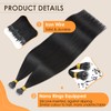 Elailite Nano Ring Hair Extensions Real Human Hair Blonde With