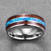 NUNCAD Men's Women's Partner Ring Made of Tungsten 8 mm