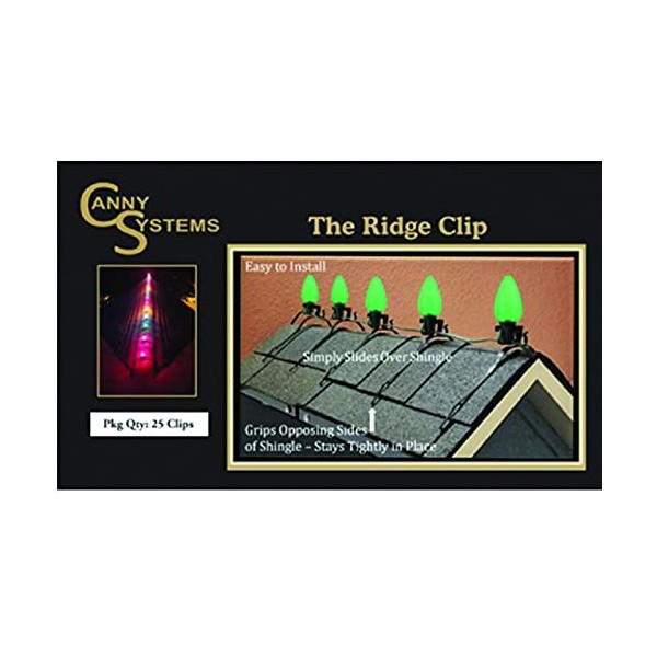 Canny System Ridge Clip Light Hanging Clips and Staples Plastic