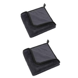2-Piece Microfiber car Towel, Super Absorbent Soft car Drying Towel for Cars and Trucks with no Streaks, Scratches or Water Spots