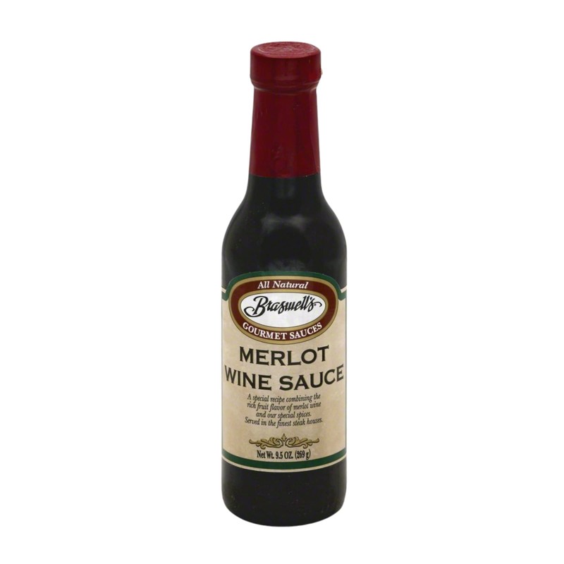 Sauce Steak Merlot Wine 9.5 ounces -Pack of 6