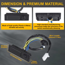 Rear Trunk Lid Release Tailgate Opening Switch Compatible with 2009-2017 Nissan Murano 3.5L Replace 25380-1AA0A 253801AA0A