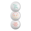 Titleist Golf Balls Pack of 3 Thank You Design Golf