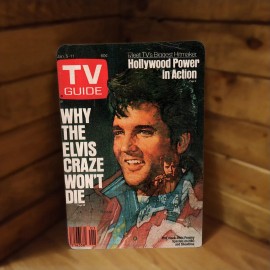 Signs for Mankind Elvis Presley TV Guide Cover Art 1985 Metal Poster Sign NEW