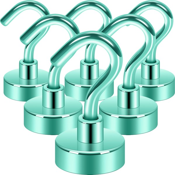 Neosmuk Magnetic Hooks, 30lb+ Heavy Duty Earth Magnets with Hook