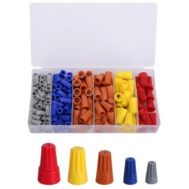 158pcs Electrical Wire Connectors Nuts Colorful Wire Caps Kit Twist Caps Nuts Assortment for Quick Connection