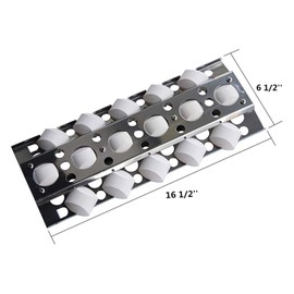 Hongso 16 1/2" Stainless Steel Heat Plate Shield Replacement for Nexgrill 720-0057, 720-0057-3B, 720-0057-4B, Turbo CG3TDBRN, CG3CKW, 720-0057, 720-0057-3B, 720-0057-4B, 750-0058-4BRB Models
