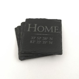 HOME Coordinates Slate Coasters - Set of Four