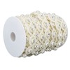 Bead Chain String Half Side Flatback DIY Imitation Pearl String