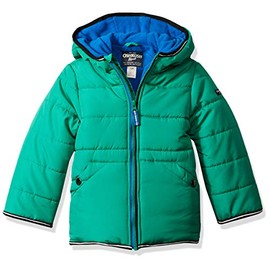 OshKosh B'Gosh Boys' Little Perfect Heavyweight Jacket Coat, Jade Glow, 4