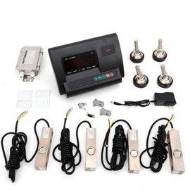 Livestock Scale kit Cattle Chute Scale kit Electronic Livestock Scale Kit Animal Scale kit Floor Scale kit for Cattle Sheep Pigs Animal Pallet Scale 5000Lb Load Cell Scale Kit Platform, High Precision