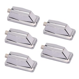 Alnicov Metal Claw Hook Snare Drum Lug M6 Thread for Jazz Drum Set Kit Accessories 5PCS,Chrome