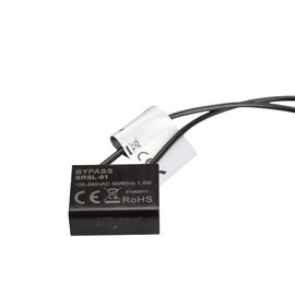 Mextronic SR-SL01 - 2-Wire Dimmer Bypass for LED Dimmer, Black, Automatic, 2-Way Switch, 0.5 W, 230 V AC, 41.7 mA, Surface Mount