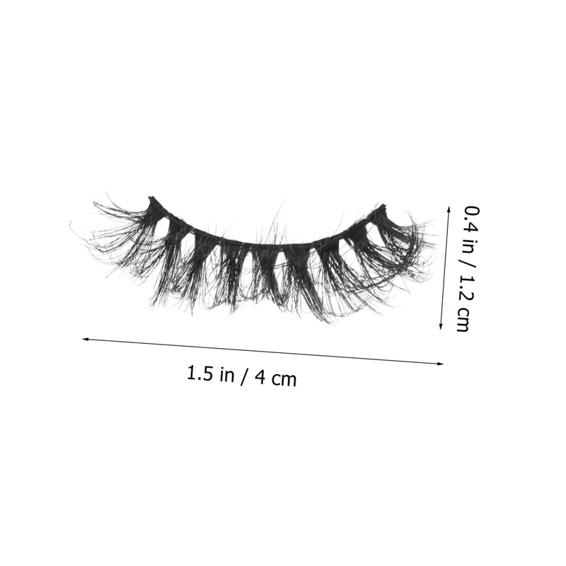 IWOWHERO Realistic Wispy Lashes 10 Pairs False Lash Extensions Natural