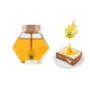 Honey Jar with Dipper and Lid Cute Honey Pot for