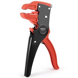 Flintronic Automatic Wire Stripper and Cutter, 7 Inch Cable Stripping Tool, Adjustable Wire Cutter with Eagle Nos (for 14-24 AWG Cables), for Industrial and Home Automotive Electrical Repair