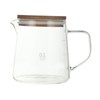 MAGICLULU 1 PC Transparent Glass Kettle with Lid Borosilicate Coffee
