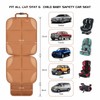 Car Seat Protector 2-Pack, Thick Padding Cushion (Dark Brown)