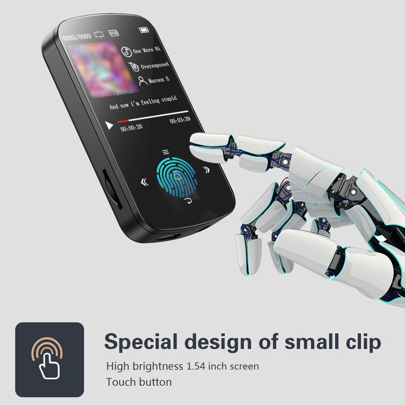 M9 MP3 Music Player 1.5inch Organic Light Emitting Diode Screen