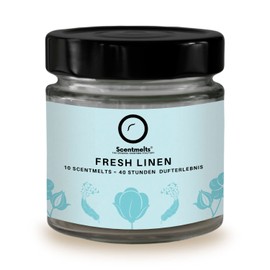 Scentmelts Fresh Linen Room Scented Wax Jars Pack of 10