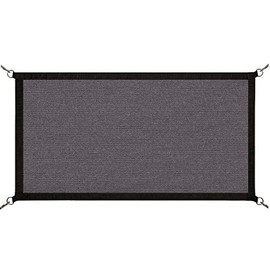 World Class Equine Solid Nylon Stall Guard 21 inch x 39 inch, Dark Grey