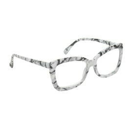 proSPORT Women Cat-Eye Reading Glasses Full Lens Readers +2.75 White Marble Frame NOT BIFOCAL