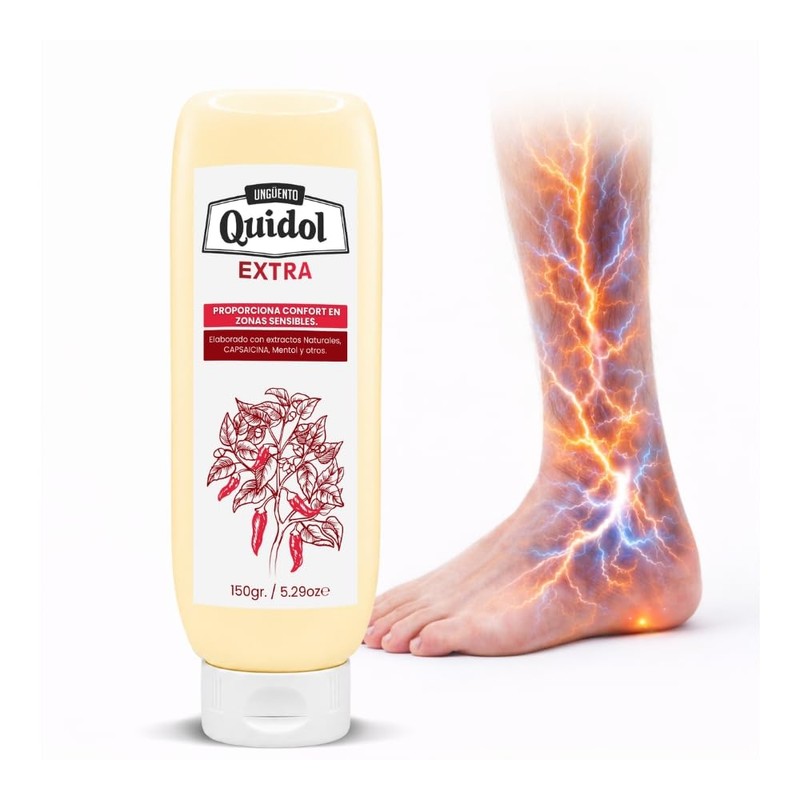 Quidol Extra 150gr | Cuidado Corporal Tópico con Capsaicína y