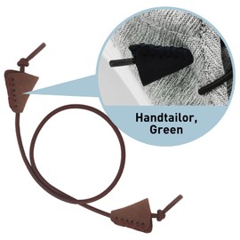 UamGlsob 3 Pairs Elastic Shoe Laces for Shoes, Bungee Stretchy Shoelaces No Tie, Shoe Strings Replacement Stretch Speed Laces (Black+Grey+Brown, 14"/35cm)