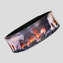 Katamu Burn The Ships Premium Lever Weight Lifting Belt | Gym Belt | Powerlifting Belt | Leather Lifting Belts with Lever (X-Large)