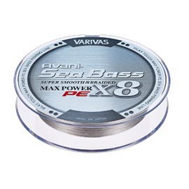 VARIVAS (バリバス) Line Avani Sea Bass PE Max Power X8 8pcs 150M 0.8 No. 13.7LB Stealth Gray
