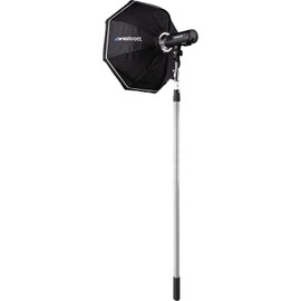 Westcott Paint Pole Adapter - Attaches to Universal Paint Pole (not Included) for Portable Handheld Photo and Video Boom Arm